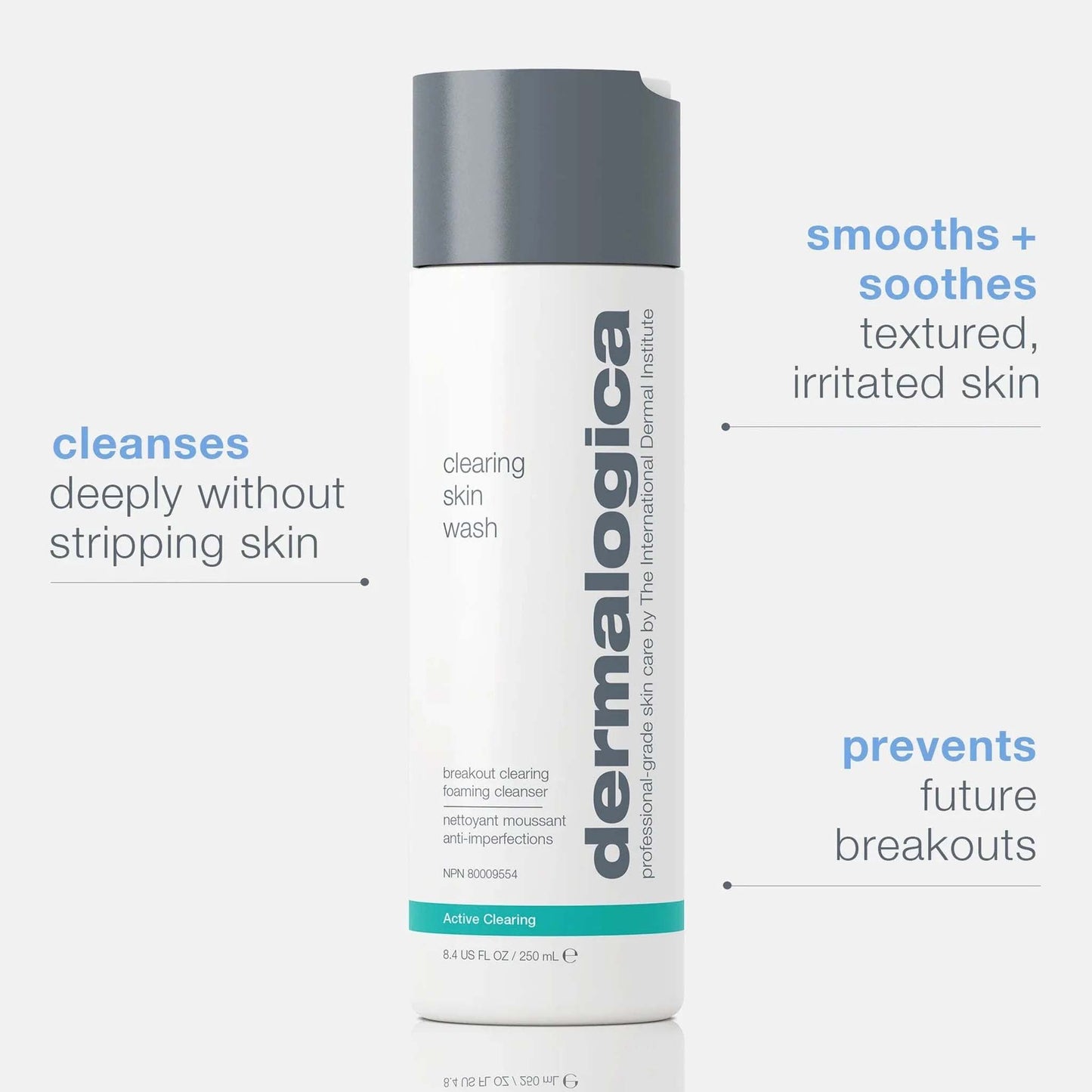 dermalogica clearing skin wash with description of benefits